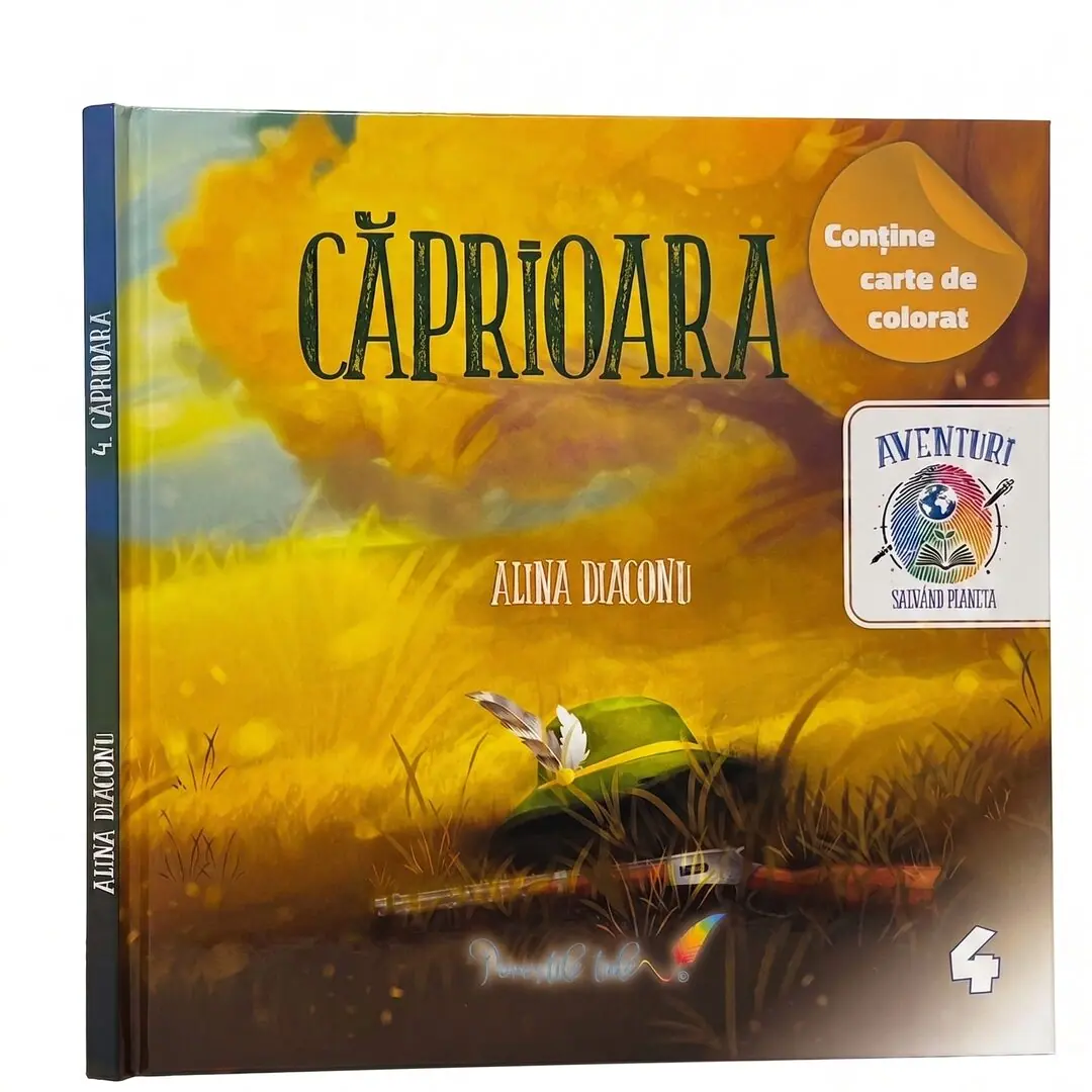 Coperta cărții „Căprioara” de Alina Diaconu