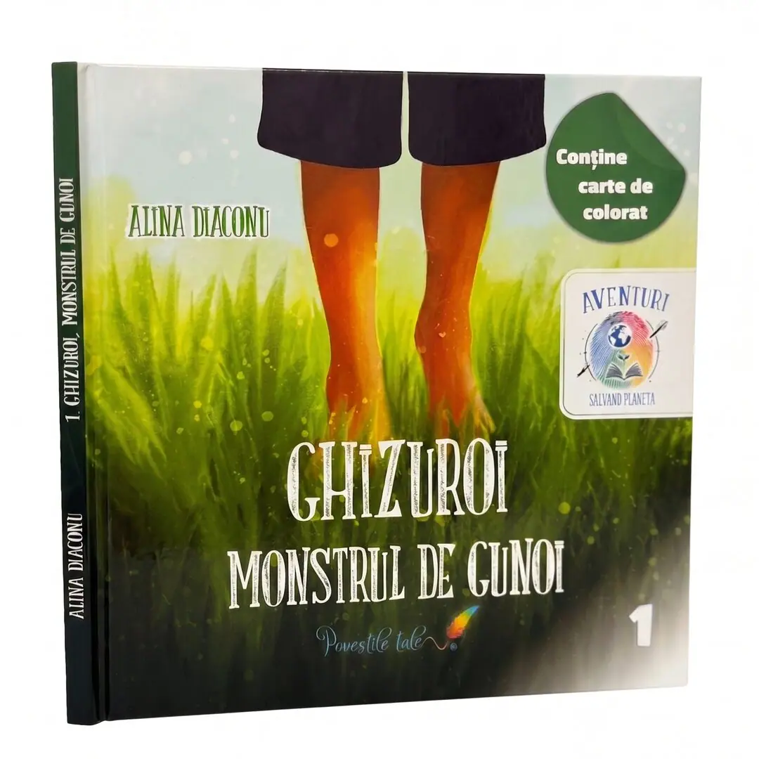 Coperta cărții „Ghizuroi, monstrul de gunoi” de Alina Diaconu